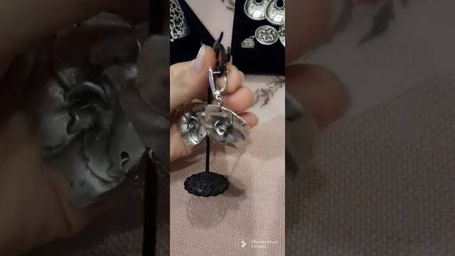 ОЧАРОВАТЕЛЬНЫЕ СЕРЬГИ "РОЗОЧКИ" ?ШИК СЕРЕБРА. смотреть онлайн