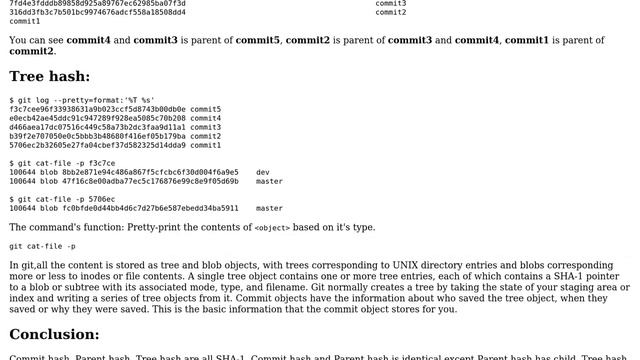 Unix & Linux: What's the difference between `Commit hash`, `Parent Hash` and `Tree hash` in git? смотреть онлайн