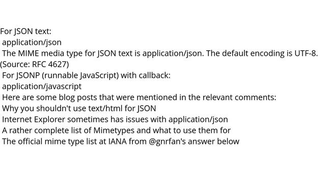 Which JSON content type do I use? смотреть онлайн