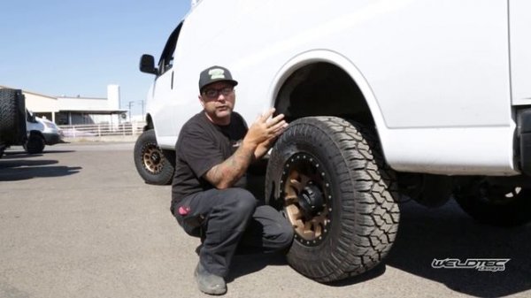 Best Stealth Chevy Express Camper Conversion Build 5" Suspension Lift Kit