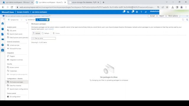 Install Python libraries for Apache Spark in Azure Synapse Analytics смотреть онлайн