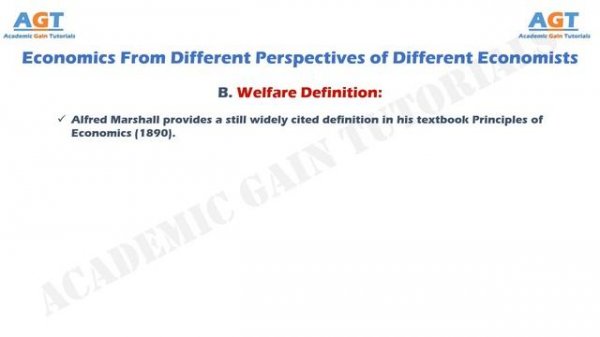 What Is Economics? - Economics From Different Perspectives of Different Economists