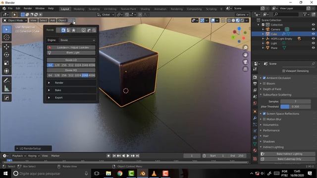 BLENDER 1363 HardOps 16 Eevee Settings смотреть онлайн