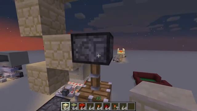 Minecraft механизмы - [передача red stone сигнала вниз] смотреть онлайн