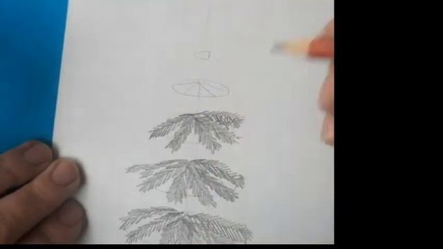 Как нарисовать елку, легко и просто смотреть онлайн