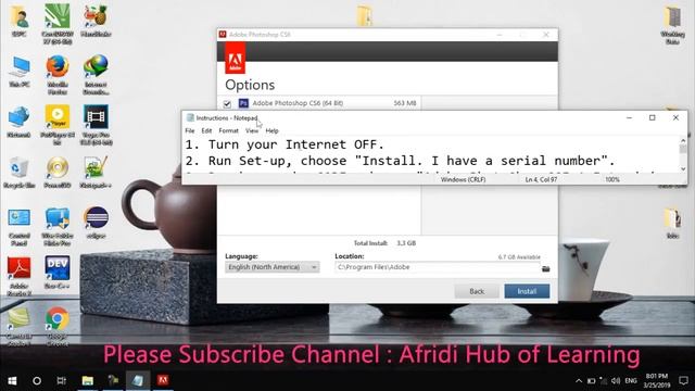 Adobe Photoshop for Beginners 1 Installation in Pashto (Afridi) смотреть онлайн