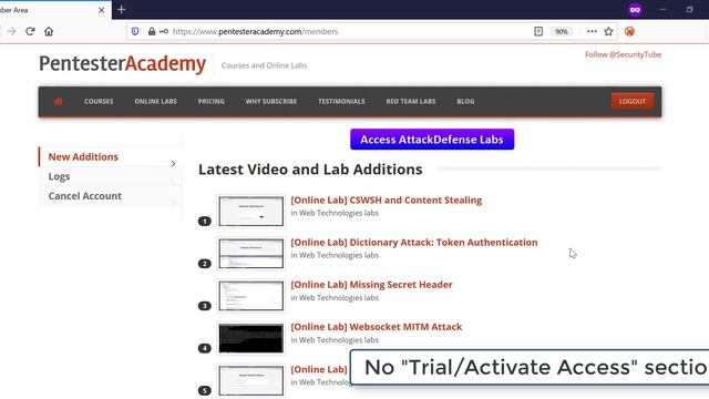Activating PentesterAcademy Access смотреть онлайн