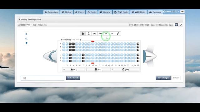 Seat Map Configuration смотреть онлайн