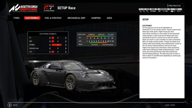 ACC | Porsche 991ii GT3 R @ Spa | Setup Walk-through | Hotlap |