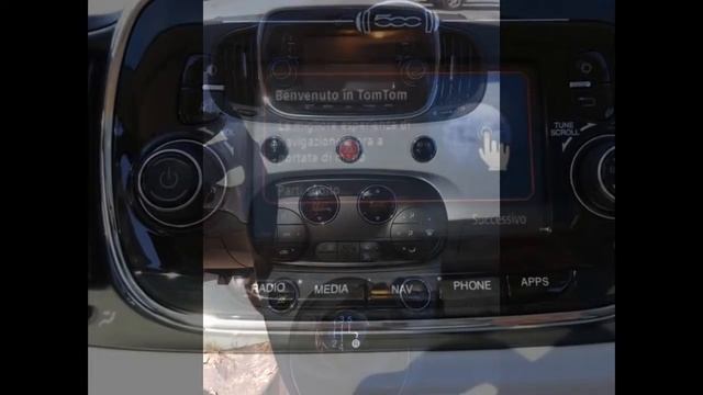 FIAT 500 1.2 LOUNGE 2016 KM0 NAVI BIANCO GELATO смотреть онлайн