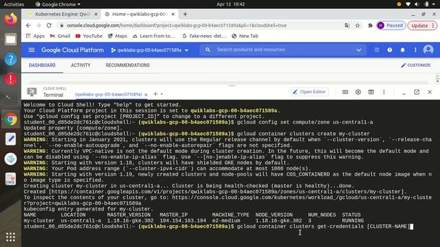 Kubernetes Engine: Qwik Start | GSP100 смотреть онлайн