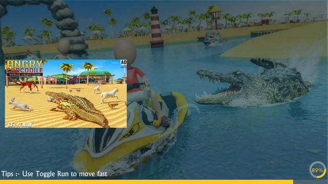 Angry Crocodile Simulator#1 - Crocodile Attack Android Gameplay смотреть онлайн