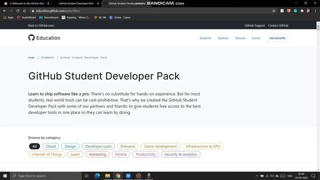 Save Upto 2 lakhs as a Developer| Github student Developer Pack смотреть онлайн