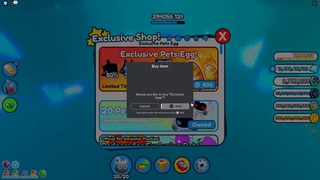 ОБНОВЛЕНИЕ AXOLOTLS OCEAN WORLD В PET SIMULATOR X В РОБЛОКС! ROBLOX смотреть онлайн