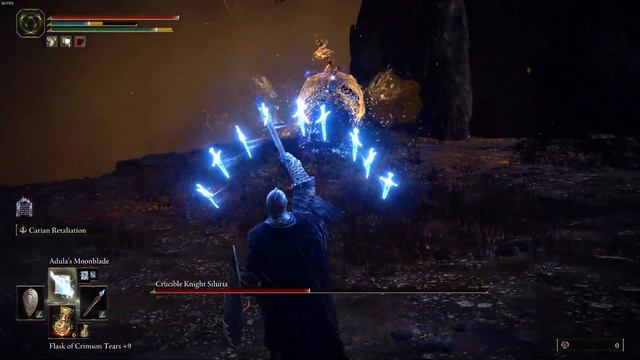 Crucible Knight Siluria Felled | Carian Sword Sorcery Build смотреть онлайн
