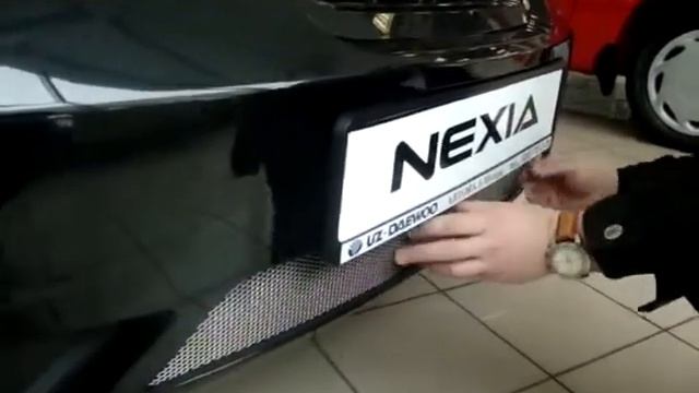 Защитная сетка радиатора Daewoo Nexia 2010 chrome смотреть онлайн