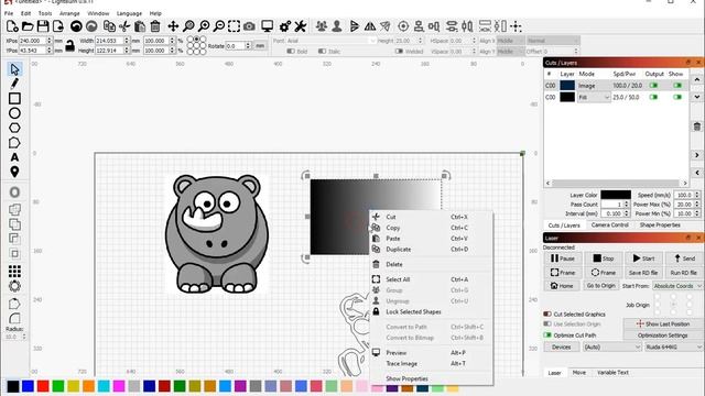 LightBurn Basics - Image Trace