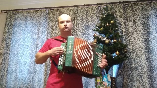 Песня зима у леса на опушке на гармони. смотреть онлайн