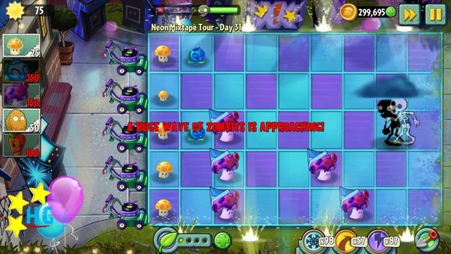 Plants vs Zombies 2 - Neon Mixtape Tour - Day 31 [Locked and Loaded] No Premium смотреть онлайн