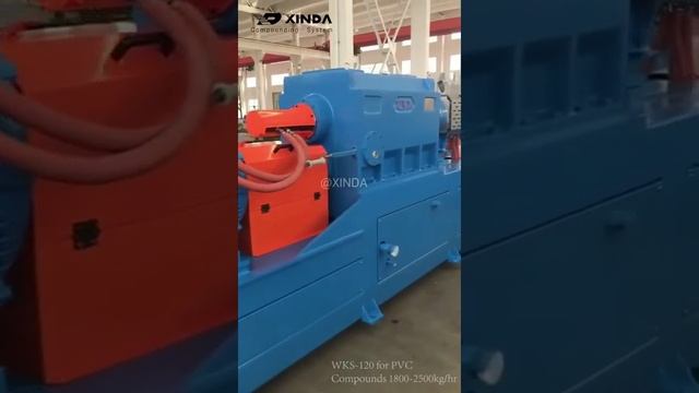 Xinda co-kneader for PVC compounds 1800-2500kg/h cable compounds смотреть онлайн