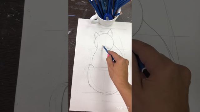 Видео урок по рисованию милых котиков для детей с 3х лет и взрослых смотреть онлайн