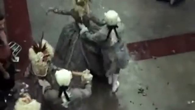 Gisele Bundchen флешмоб в аэропорту Сан Пауло