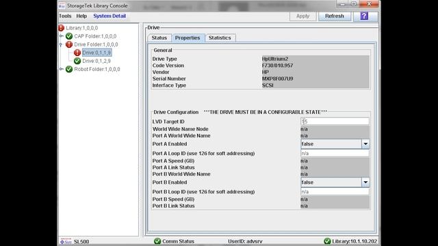 StorageTek SL500 Tape Drive Replacement Video смотреть онлайн