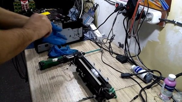 Инструкция как разобрать Xerox Phaser 3250 (Чистка печки)