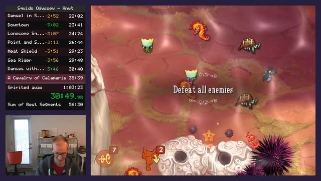Squids Odyssey - Beat the Game (Frugal) Speedrun - 1:01:39.50 смотреть онлайн