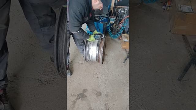 Чистка диска перед установкой шины