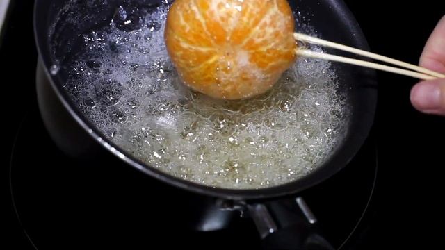 Мандарины в карамели. Карамельные фрукты | Tangerine Tanghulu Candied Fruit Recipe 탕후루 смотреть онлайн