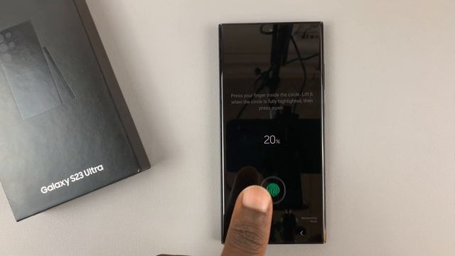 How To Set Up Fingerprint On Samsung Galaxy S23, S23+ And S23 Ultra  #galaxys23ultra