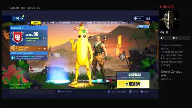 Fortnite Livestream Nasos Gameplay смотреть онлайн