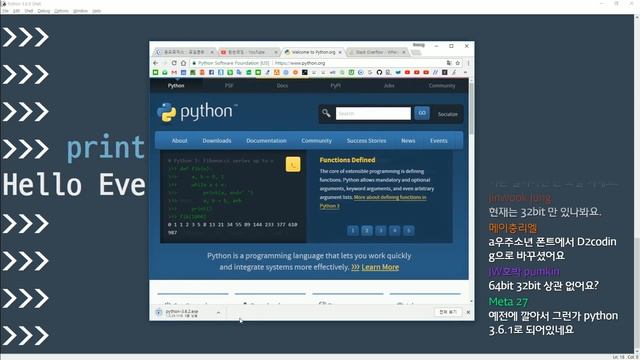 #04 파이썬 설치하기: IDLE | 파이썬 강좌 코딩 기초 강의 Python | 김왼손의 왼손코딩 смотреть онлайн