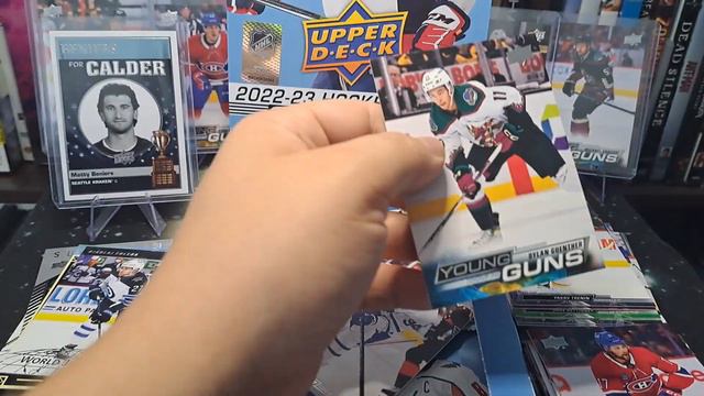 2022-23 Upper Deck NHL Series 2 Hobby Box Break This Box Was FIRE 🔥 смотреть онлайн
