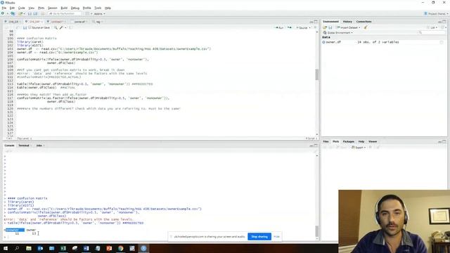 confusion matrix Error in R `data` and `reference` should be factors with the same levels смотреть онлайн