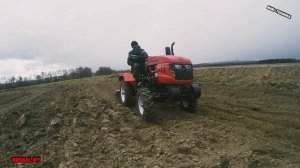 РАБОТА ФРЕЗОЮ НА МИНИТРАКТОРЕ ROSSEL