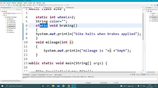 Method in Java Telugu смотреть онлайн