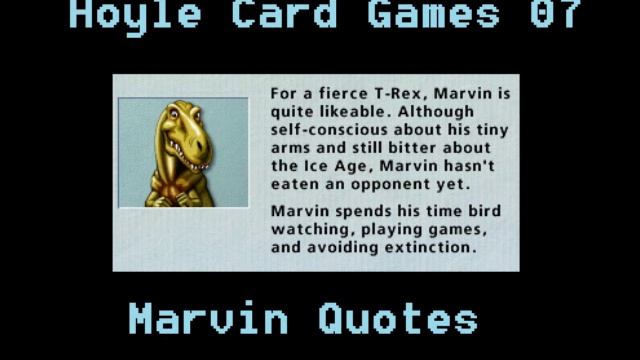 Hoyle Card Games - Marvin Quotes смотреть онлайн