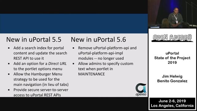 Open Apereo 2019 - uPortal State of the Project 2019 смотреть онлайн