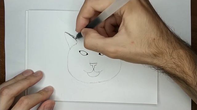 Как нарисовать кота повара смотреть онлайн