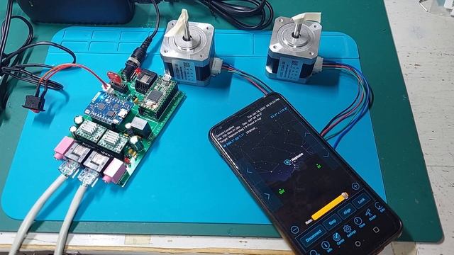 OnStep MiniPCB2 Control Test  (SkySafari)