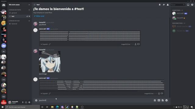 Discord bot to make ASCII art and edit images. Made in java смотреть онлайн