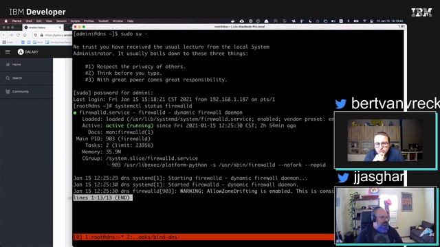 Bert Van Vreckem and JJ walk through his Ansible role to deploy and run DNS via BIND. смотреть онлайн