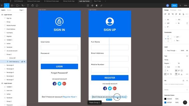 App Screen design in Figma смотреть онлайн