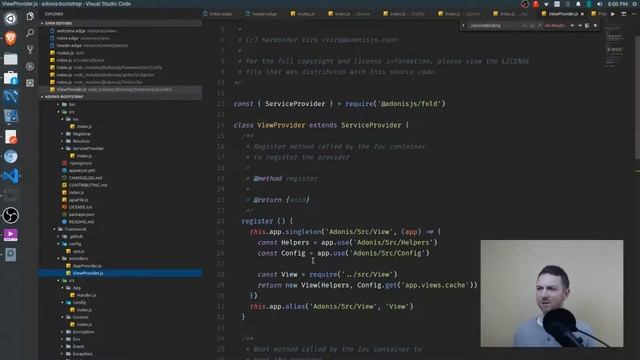 AdonisJS Tutorial - Understanding Service Providers (2018) смотреть онлайн