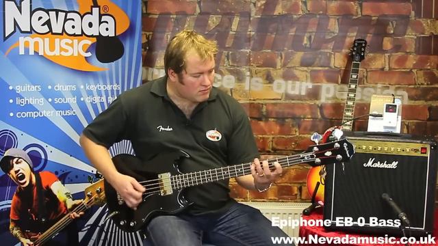 Epiphone EB-0 Bass Guitar Demo смотреть онлайн