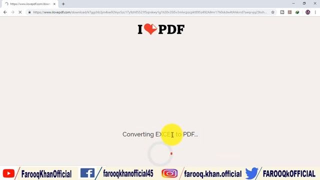 How to Change Excel File to PDF File without Software смотреть онлайн