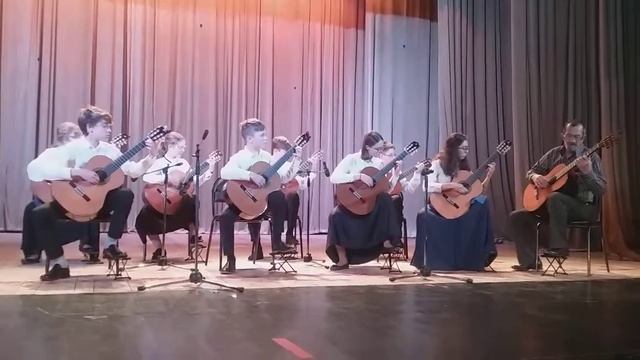 Испанский танец. Ансамбль "Вдохновение". Г. Москва. смотреть онлайн