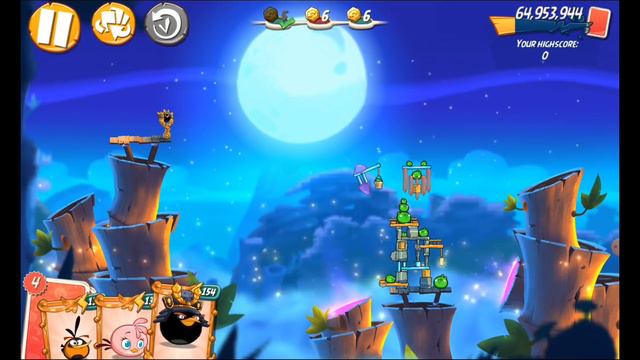 Angry Birds 2 AB2 Mighty Eagle Bootcamp (MEBC) - Season 24 Day 40 (Bubbles + Stella) смотреть онлайн